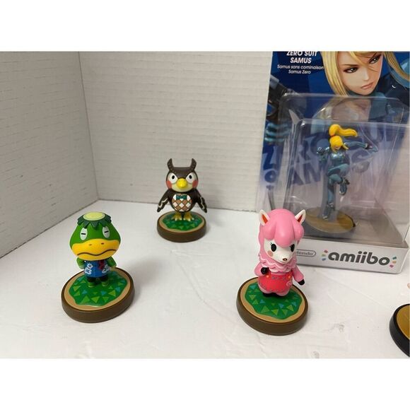 Amiibo Lot Jigglypuff Alm Kirby Zero Suit Samus Kapp’n Reese Blathers - Picture 3 of 10
